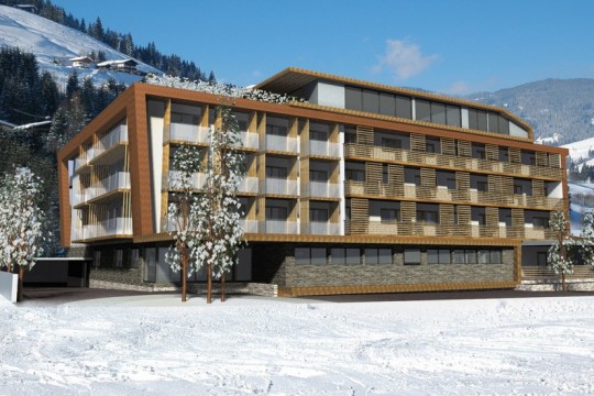 Aussenansicht Hotel Rosengarten in Kirchberg