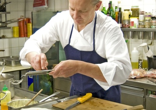 Chefkoch Helmut Rachinger im Hotel Mühltalhof