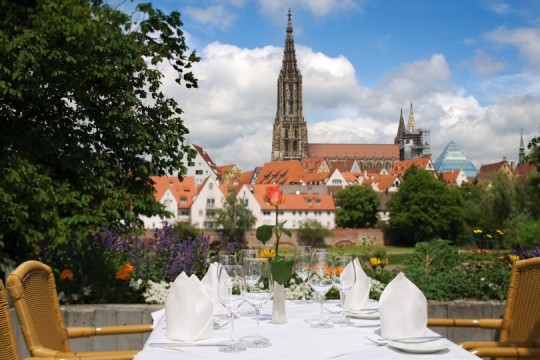 Terrasse Mövenpick Hotel Neu-Ulm